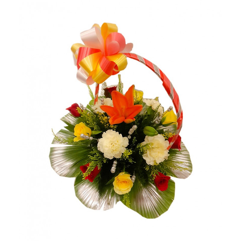 send Mixed Flower n Lilies Bouquets delivery